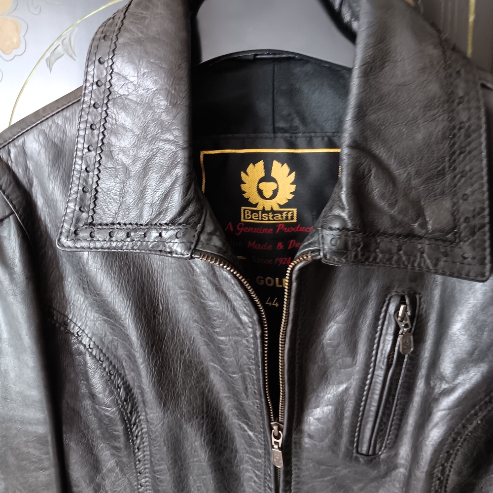 Belstaff Womens Black Leather Jacket